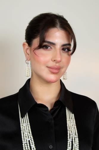 طقم عقد لولو اكسسوار زراعي مع زركون