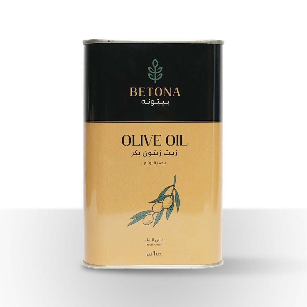 زيت زيتون بكر عصرة اولى 1 لتر
