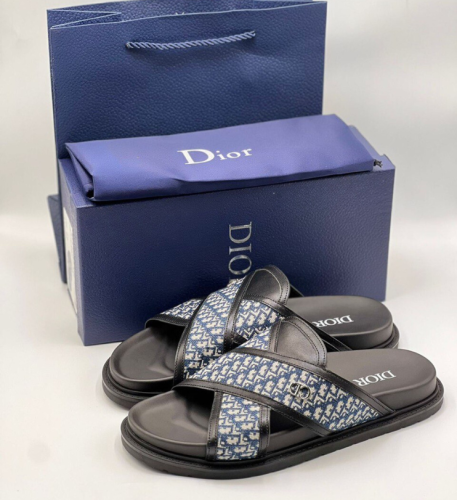 صندل Dior اسود/ ازرق