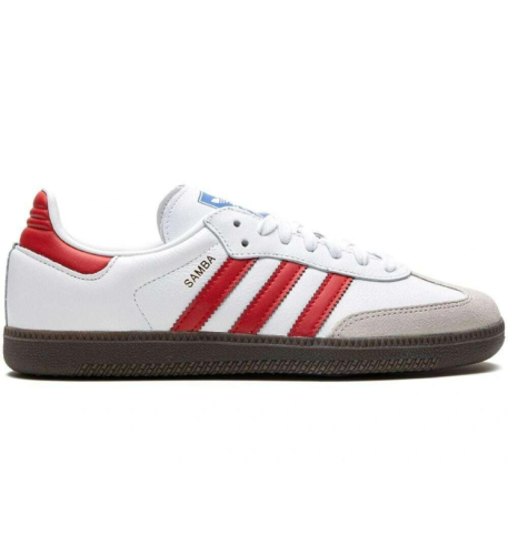 (ماستر كواليتي) ADIDAS ORIGINALS SAMBA OG White/Re...