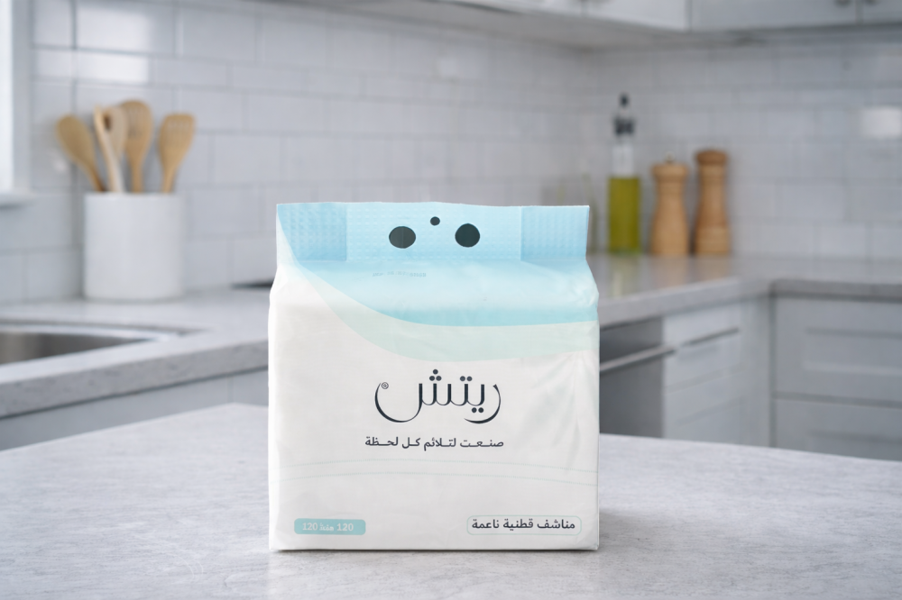 مناشف Ritch القطنية.. الحل الذكي والبديل الفاخر للمناديل الورقية التقليدية