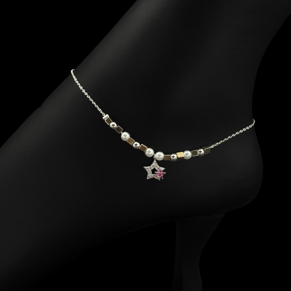 خلخال فخم بتصميم مميز و ضمان على اللون