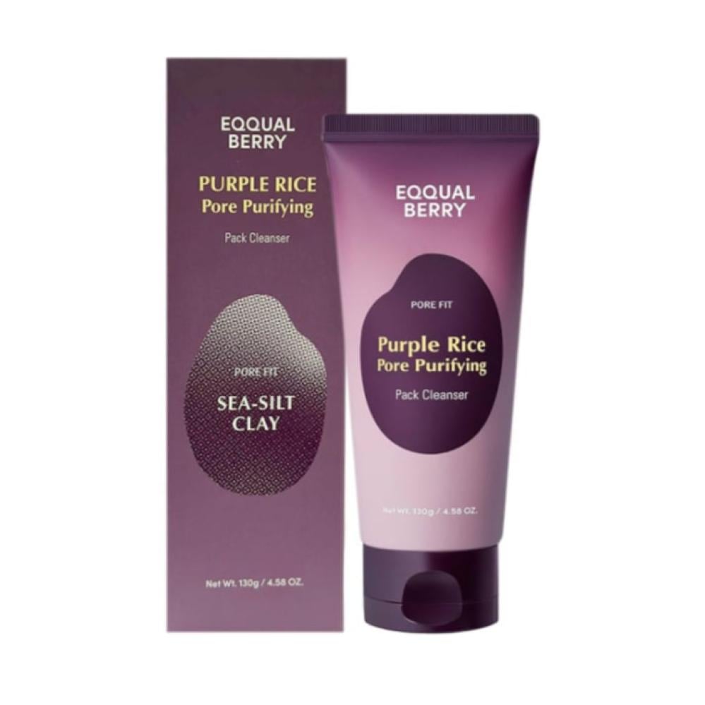 إيكوال بيري - غسول وقناع بالأرز البنفسجي لتنقية المسام - 130 جم