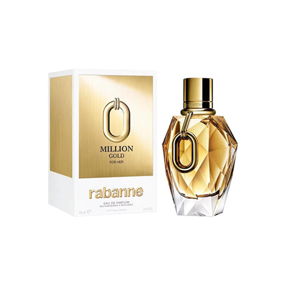 عطر مليون قولد النسائي او دو بارفيوم من باكورابان Paco Rabanne ( 90 مل )