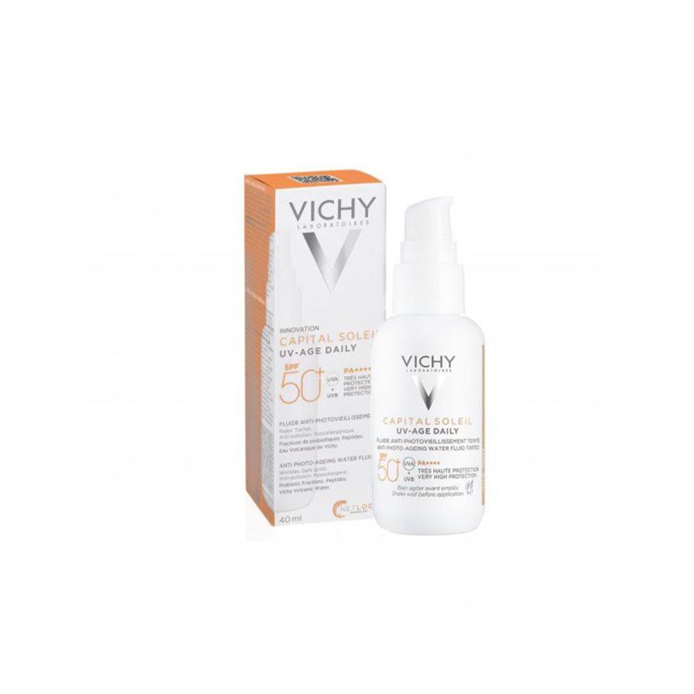 سائل كابيتال سوليل المضاد للعيوب بعامل حماية 50 SPF من VICHY  ( 40 مل )