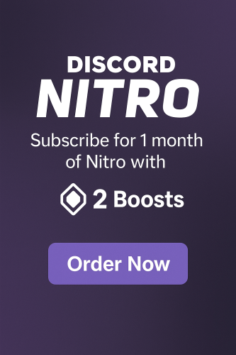 Discord Nitro Premium | شهر كامل + 2 Boosts | تفعي...
