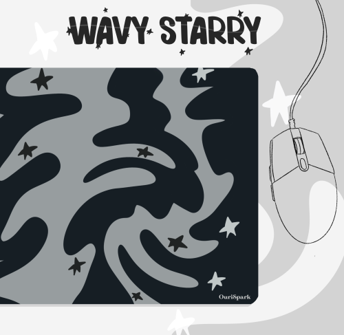 Wavy Starry mousepad