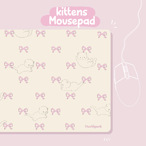 kittens mousepad