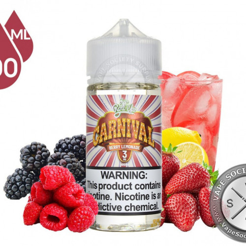 نكهة فيب توت كرنفال مشكل بالليمون رهيبة من شركة رول ابز كبيرة carnival berry lemonade
