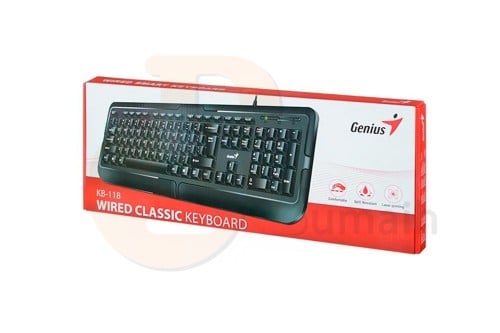 كيبورد لوحة مفاتيح سلكي جينيس Genius KB-118