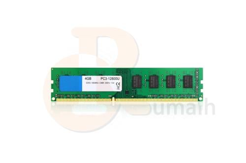 مستعمل رام كمبيوتر مكتبي RAM PC3 12800U - 4GB