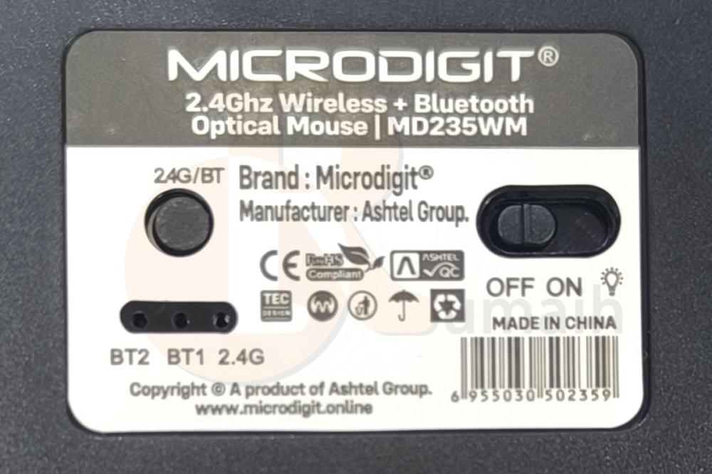 ماوس بلوتوث لاسلكي RGB قيمنق MD235WM