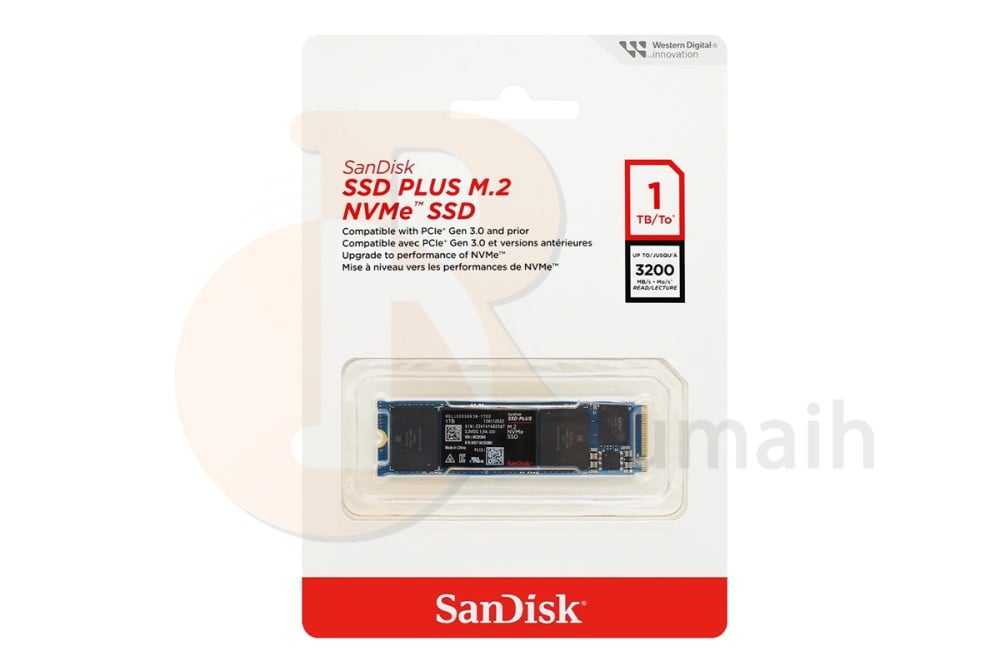هاردسك ساندسك SanDisk NVMe SSD 1TB الرميح للكمبيوتر