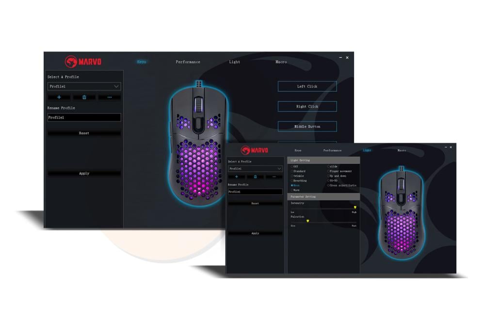 ماوس سلكي USB قيمنق RGB من مارفو G925