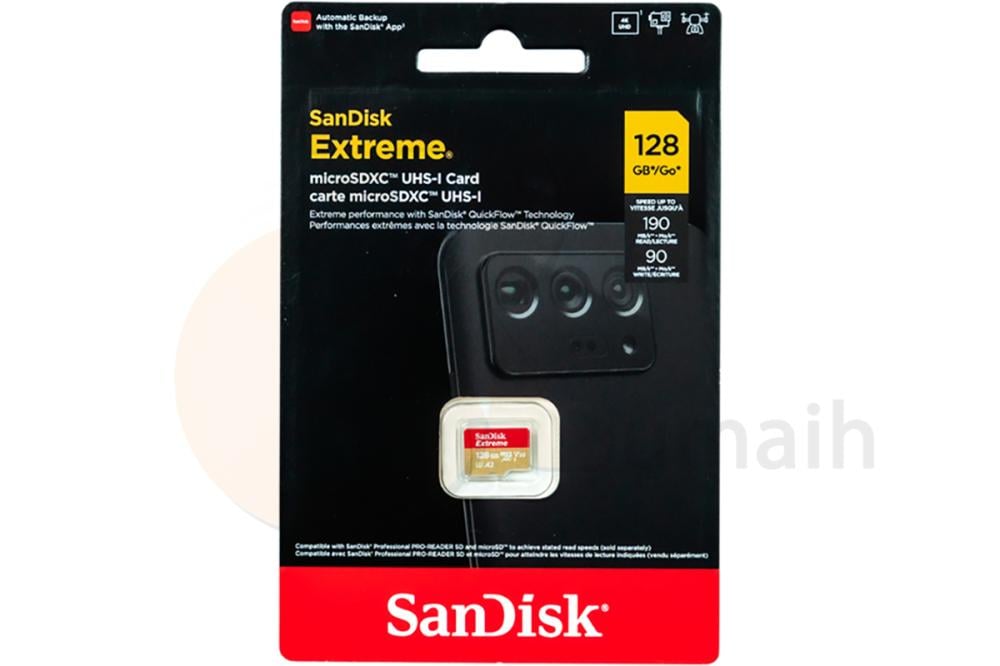 ذاكرة مايكرو اكستريم سانديسك SanDisk 128GB 4K