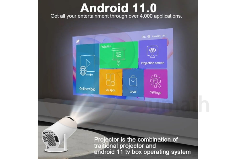 Proyector Magcubic Hy300 4K Android 11 Dual Wifi6 200 ANSI
