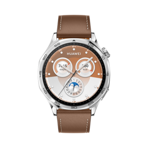 ساعة HUAWEI WATCH GT 5 رجالي - لون بني 46 ملم