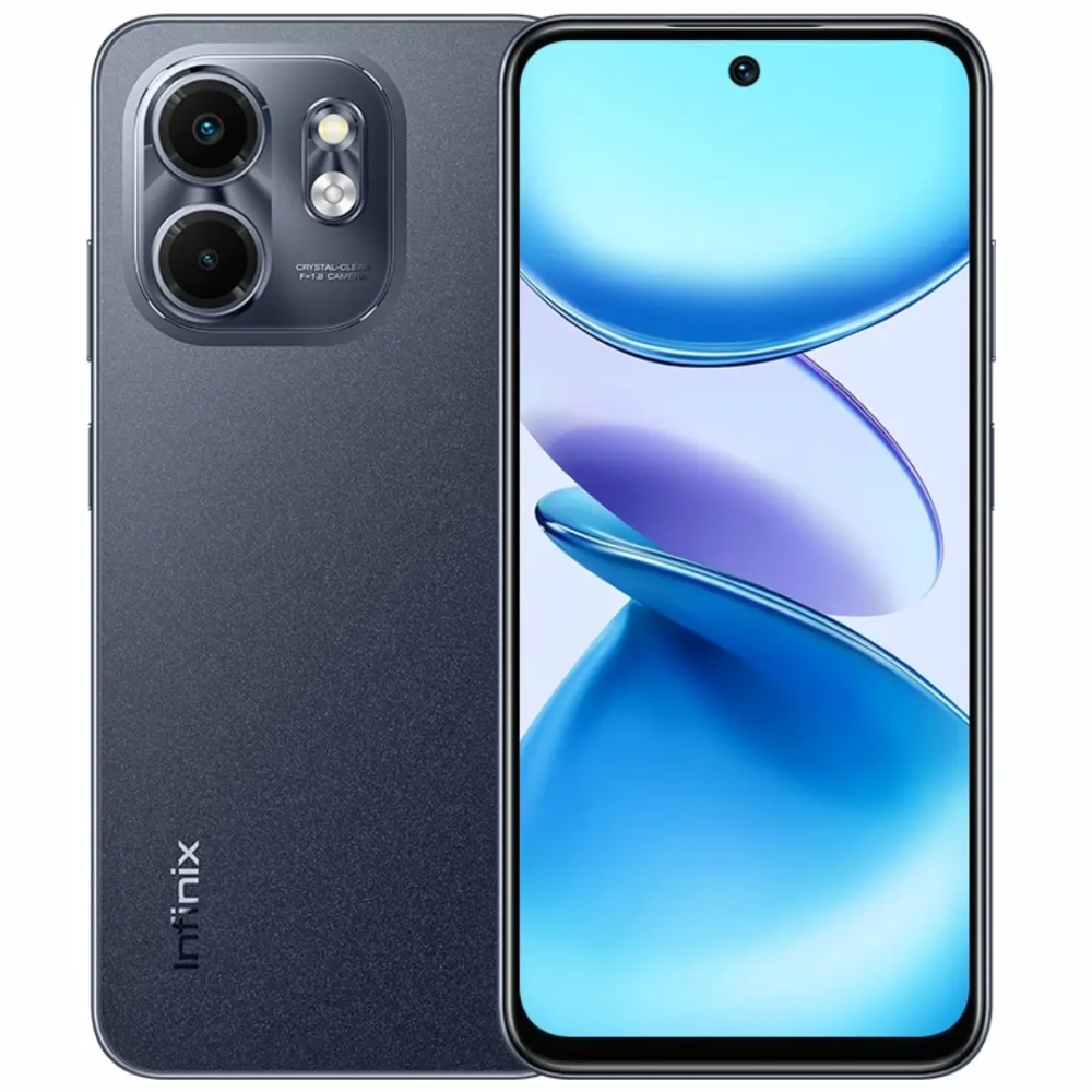 Infinix Smart 9 128GB 4+4 RAM Black - Sada Almustaqbal