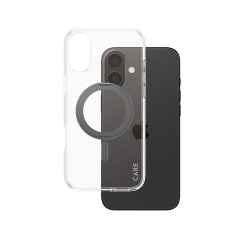 كفر CARE by PanzerGlass® الشفاف مع حامل أسود وميزة...