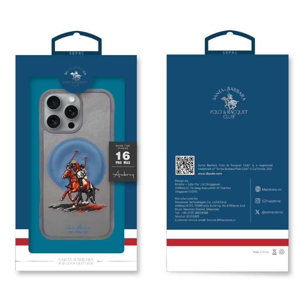 كفر ماج سيف Santa Barbara Polo Racquet Club لأيفون 16 برو ماكس - فضي