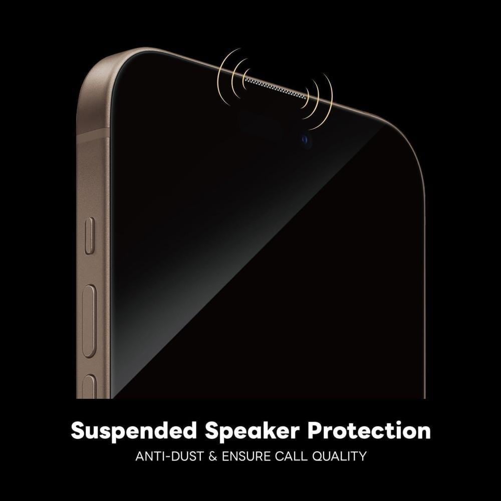 ارمور برو حماية شاشة امامية شفاف رينبو بلوكر للايفون 16 برو