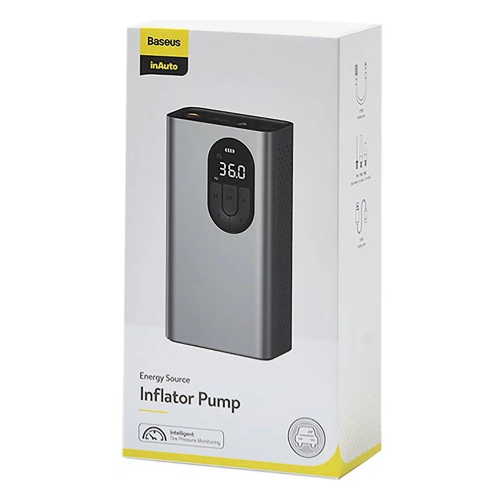 منفاخ هواء كهربائي ذكي من بيسوس - رمادي