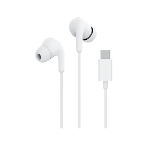 Xiaomi شاومي سماعة من نوع TYPE -C Earphones ابيض