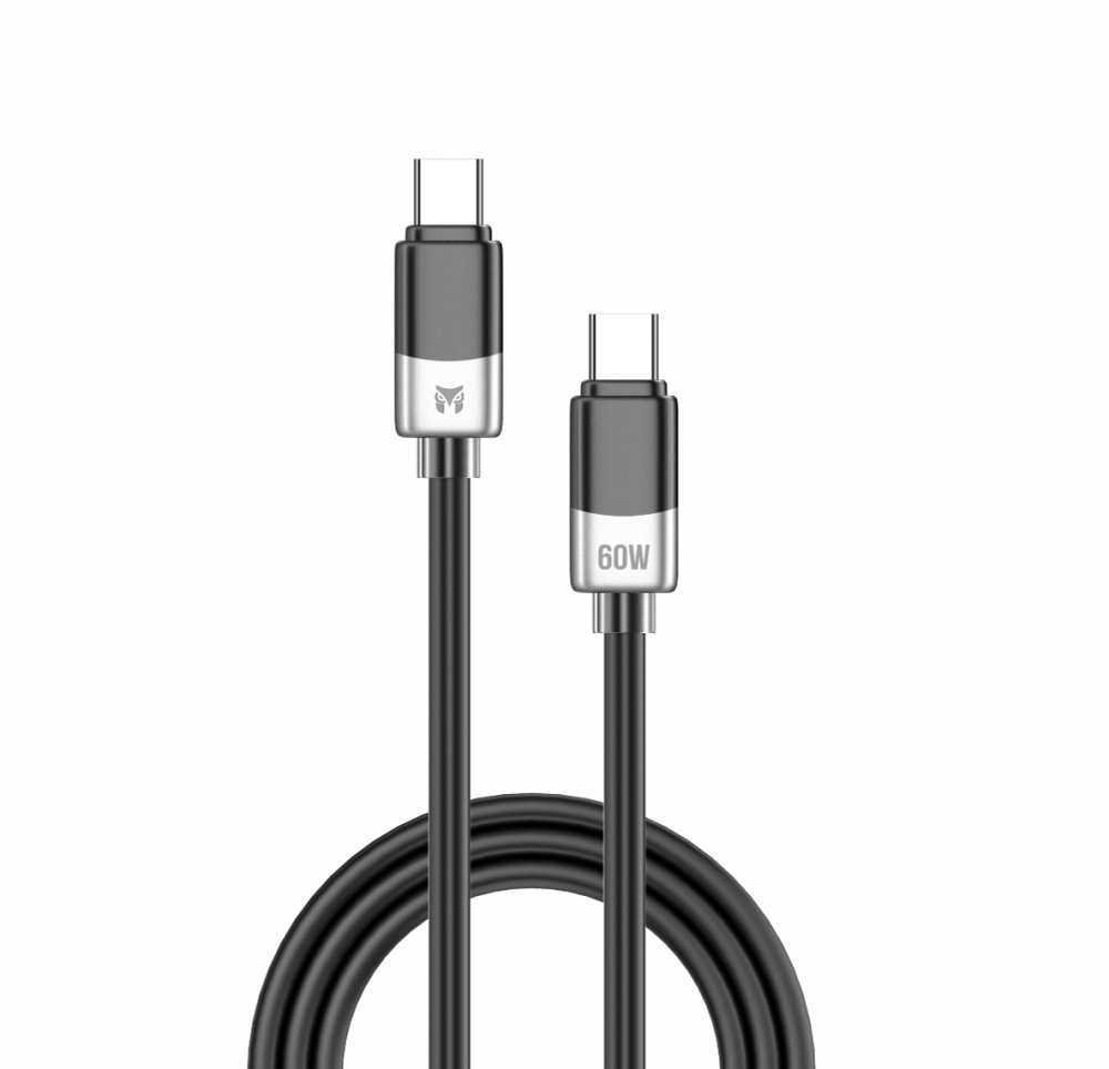 كابل الشحن السريع ونقل البيانات بقوة 60 واط TYPE C -TYPE C من RETION (H-01)