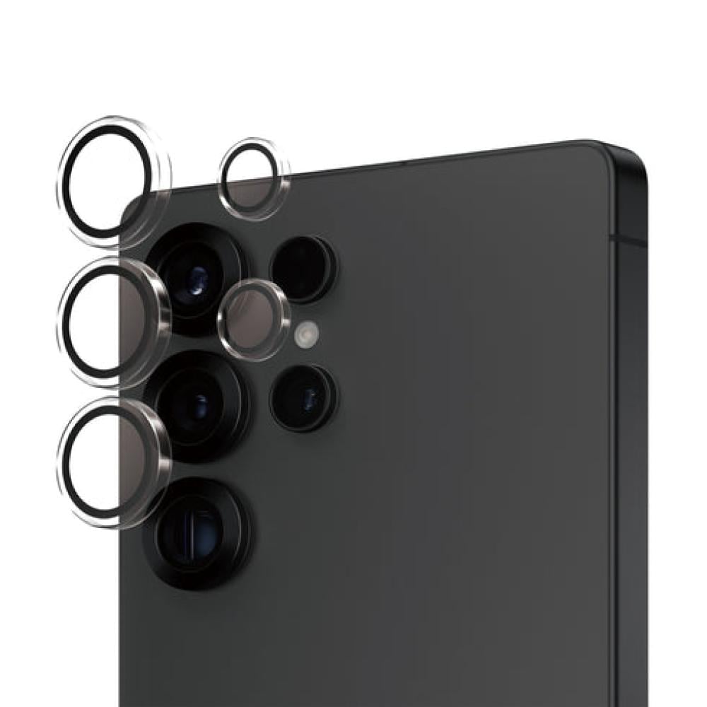 واقي عدسات الكاميرا PanzerGlass® Hoops® باللون الشفاف لهاتف Samsung Galaxy S25 Ultra