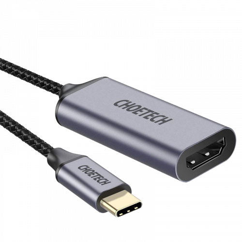 وصلة تشويتيك محول من Type-C إلى HDMI - رمادي