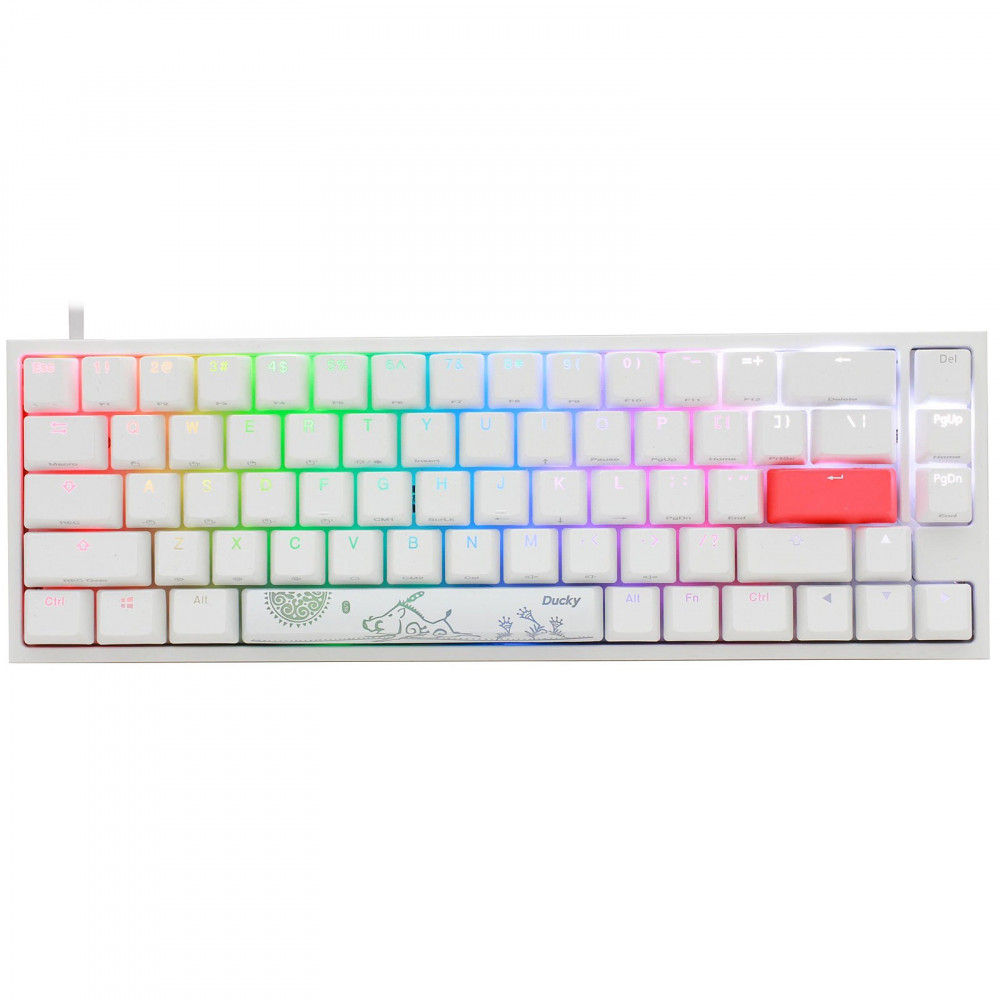 ducky one 2 mini rgb cherry mx silent red