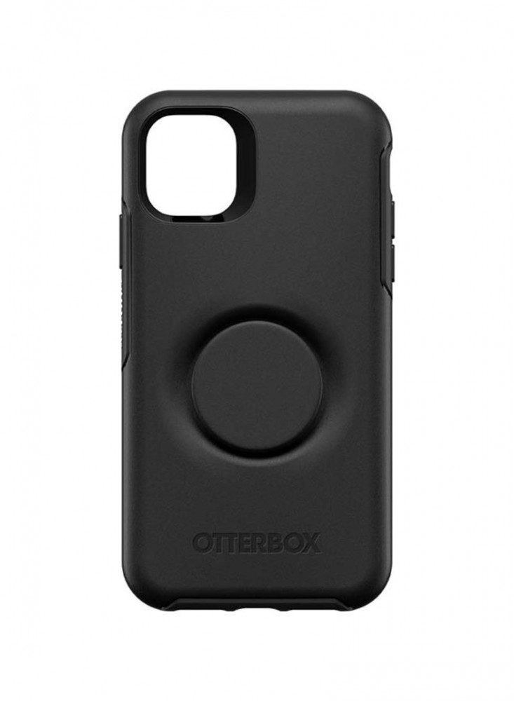 bleg slot vejspærring iPhone 11 Pro Case or Tribox + Popsocket Holder - Black - Sada Almustaqbal