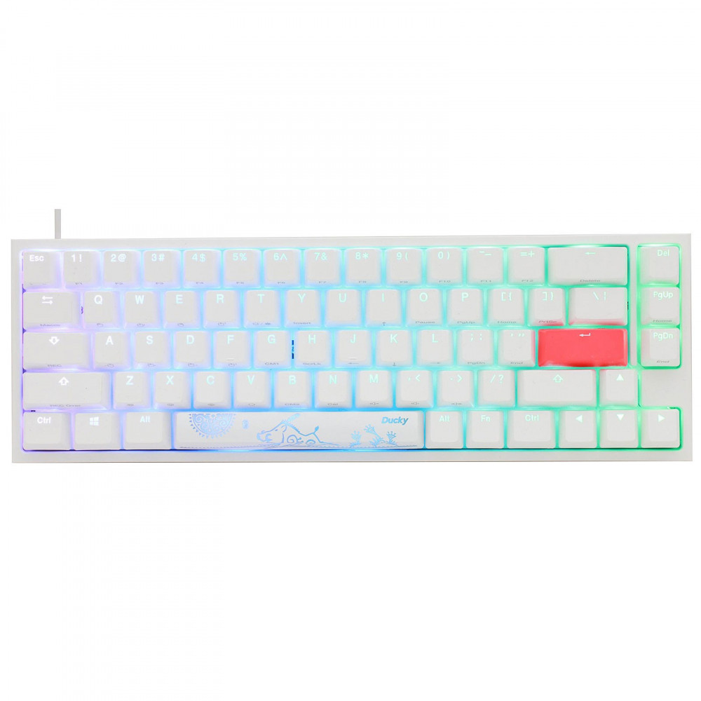 Ducky One 2 Mini RGB Cherry Silent Red RGB Switch White AR - Sada  Almustaqbal