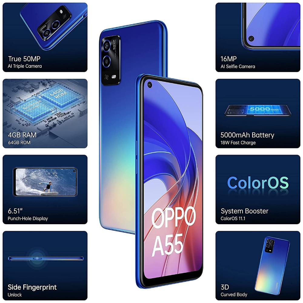 スマートフォン/携帯電話未開封 OPPO A5 2020 UQモバイル版 ブルー