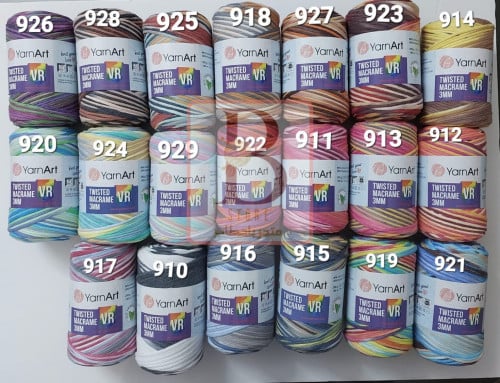 مكرميه قطن تتمشط 3mm