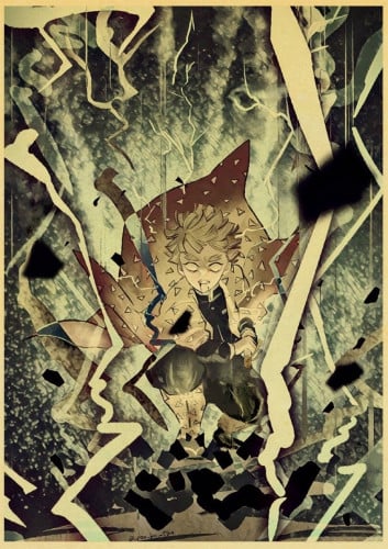 بوستر قاتل الشياطين | Demon slayer