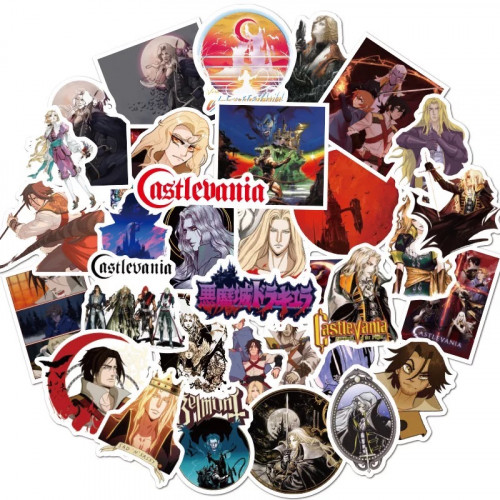 50Pcs Castlevania Stickers | 50 ملصق كاسلفينيا