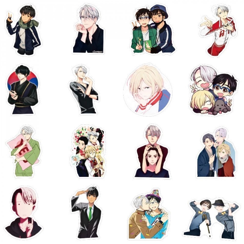 50Pcs YURI on ICE Stickers | 50 ملصق يوري على الجليد