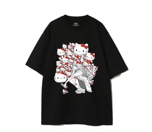 تيشيرت تعاون Junji Ito & Hello Kitty