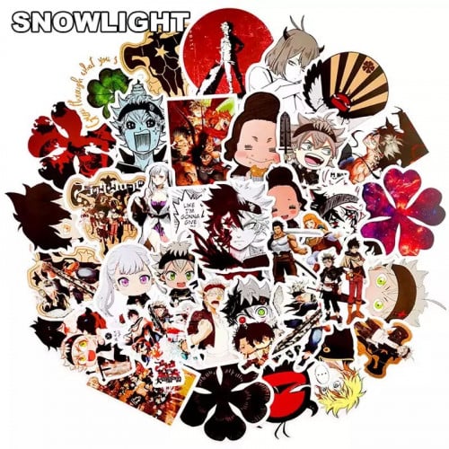 50 ملصق بلاك كلوفر | Black clover Stickers