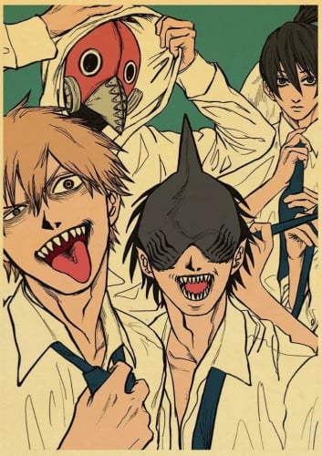 Chainsaw Man Posters B | B بوسترز رجل المنشار