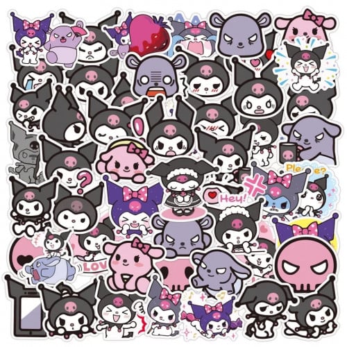 50Pcs kuromi Stickers | 50 ملصق كورومي