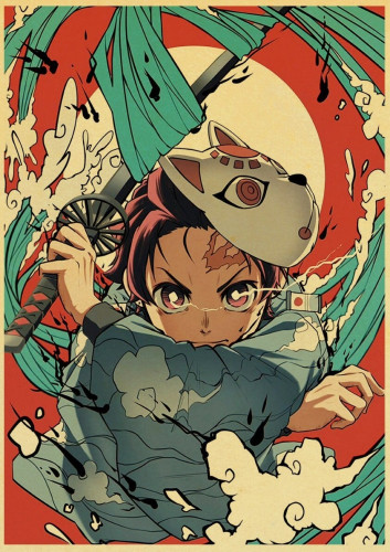 بوستر قاتل الشياطين | Demon slayer