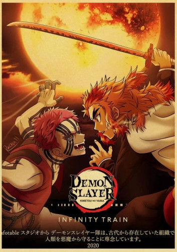 Demon Slaye Cr Mugen Train Anime Poster