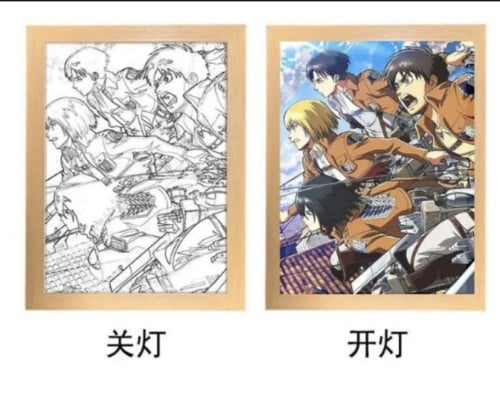 اضاءة هجوم العمالقة | Attack on titan