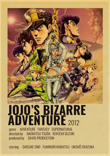 بوستر JoJo's Bizarre Adventure