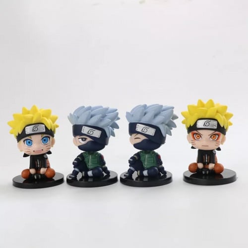 4 مجسمات كاكاشي و ناروتو | Naruto