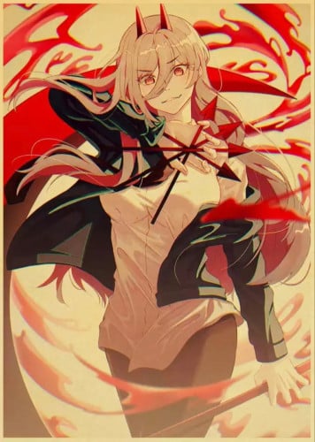 Chainsaw Man Posters F | F بوسترز رجل المنشار