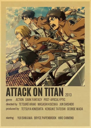 بوستر هجوم العمالقة | Attack on titan