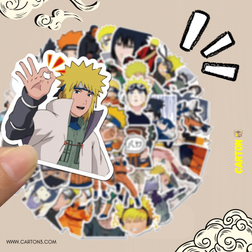 50Pcs Naruto Stickers | 50 ملصق ناروتو
